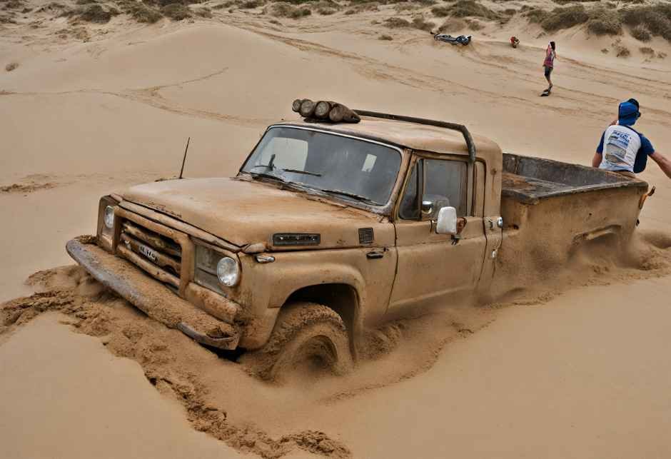 Being Bogged in Sand